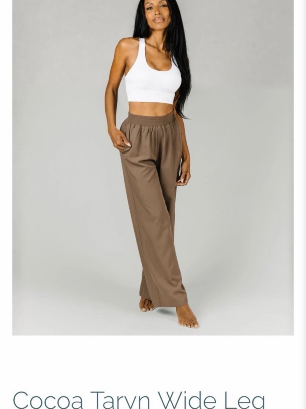 ZYIA Cocoa Taryn Wide Leg Pants